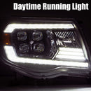 AlphaRex 05-11 Toyota Tacoma NOVA LED Projector Headlights Plank Style Chrome w/Activation Light/DRL-4