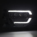 AlphaRex 12-15 Toyota Tacoma NOVA LED Proj Headlights Plank Style Black w/Activ Light/Seq Signal/DRL-4