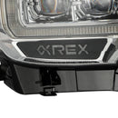AlphaRex 16-20 Toyota Tacoma NOVA LED Projector Headlights Plank Style Chrome w/Activation Light-3