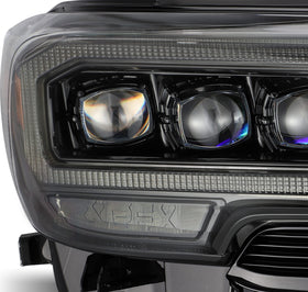 AlphaRex 16-20 Toyota Tacoma NOVA LED Projector Headlight Plank Style Alpha Black w/Activation Light - 0