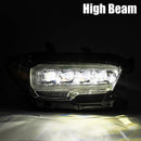 AlphaRex 16-20 Toyota Tacoma NOVA LED Projector Headlight Plank Style Alpha Black w/Activation Light-8