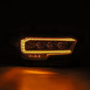 AlphaRex 16-20 Toyota Tacoma NOVA LED Projector Headlights Plank Style Black w/Activation Light-6