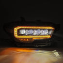 AlphaRex 16-20 Toyota Tacoma NOVA LED Projector Headlight Plank Style Alpha Black w/Activation Light-6