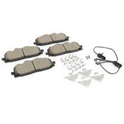 Audi Front Brake Pad Set 8W0 698 151R AKEBONO Euro Ultra-Premium Ceramic Brake Pads - 0