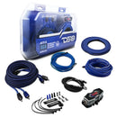 DS18 8-GA Amplifier Install Kit Advance- Blue-1