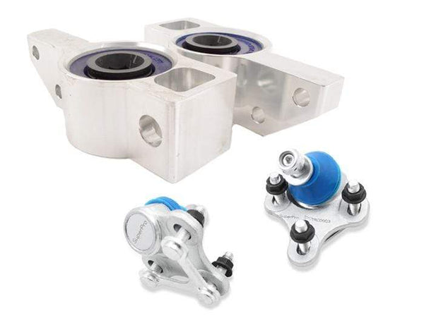 SuperPro Alloy Front Lower Control Arm/Caster Kit & Roll Control Ball Joints Kit - VW | Mk5 | Mk6