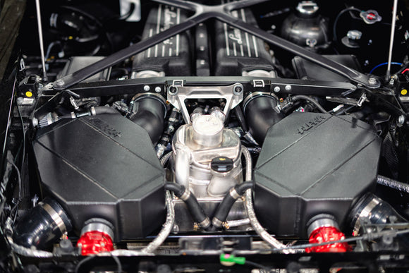 AMS Performance 2021+ Lamborghini Huracan STO ALPHA G35-1050 Twin Turbo Kit w/ Titanium Exhaust (No ECU/TCU Calibration Service or Software, or Boost Control System)