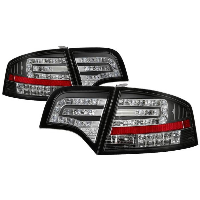 Spyder Audi A4 4Dr 06-08 LED Tail Lights Black ALT-YD-AA406-G2-LED-BK