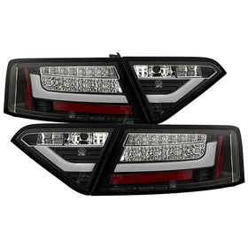 Spyder Audi A5 08-12 LED Tail Lights Black ALT-YD-AA508-LED-BK