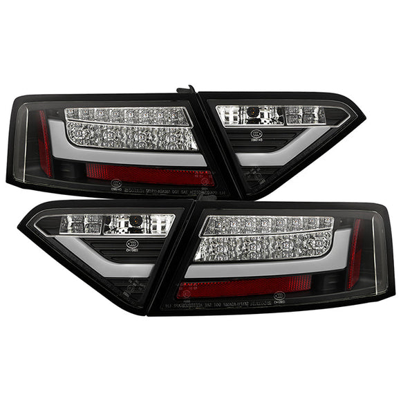 Spyder Audi A5 08-12 LED Tail Lights Black ALT-YD-AA508-LED-BK