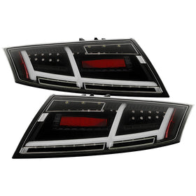 Spyder Audi TT 07-12 LED Tail Lights Black ALT-YD-ATT07-LED-BK