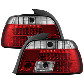 Spyder BMW E39 5-Series 97-00 LED Tail Lights Red Clear ALT-YD-BE3997-LED-RC
