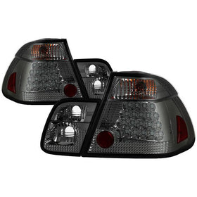 Spyder BMW E46 3-Series 02-05 4Dr Tail Lights Smke ALT-YD-BE4602-4D-LED-SM