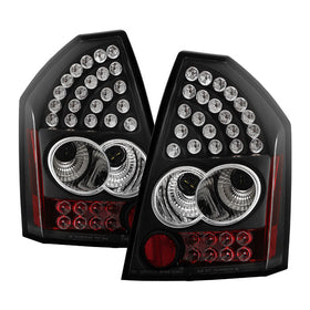 Spyder Chrysler 300C 05-07 LED Tail Lights Black ALT-YD-C305-LED-BK