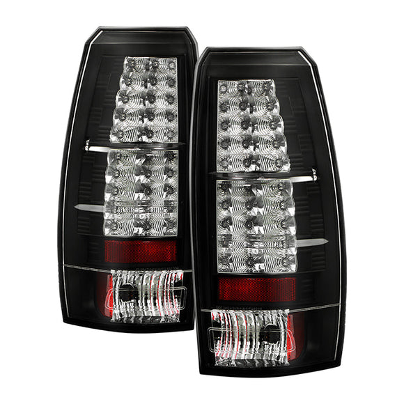 Spyder Chevy Avalanche 07-13 LED Tail Lights Black ALT-YD-CAV07-LED-BK