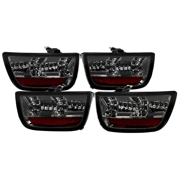 Spyder Chevy Camaro 10-13 LED Tail Lights Smoke ALT-YD-CCAM2010-LED-SM