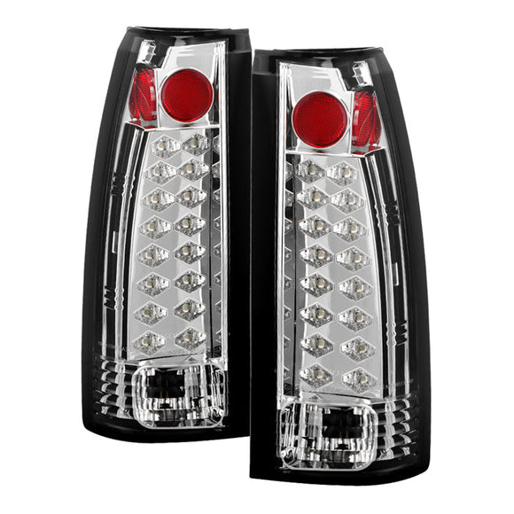 Spyder Chevy C/K Series 1500 88-98/Blazer 92-94 LED Tail Lights Chrm ALT-YD-CCK88-LED-C