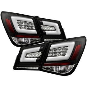Spyder Chevy Cruze 2011-2014 Light Bar LED Tail Lights Black ALT-YD-CCRZ11-LBLED-BK