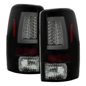 Spyder 00-06 GMC Yukon/Yukon XL V2 Light Bar LED Tail Lights - Blk Smoke (ALT-YD-CD00V2-LBLED-BSM)
