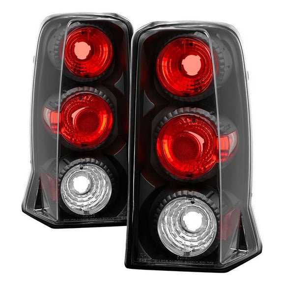 Spyder Cadillac Escalade SUV (Not EXT)02-06 Euro Style Tail Lights Black ALT-YD-CE02-BK