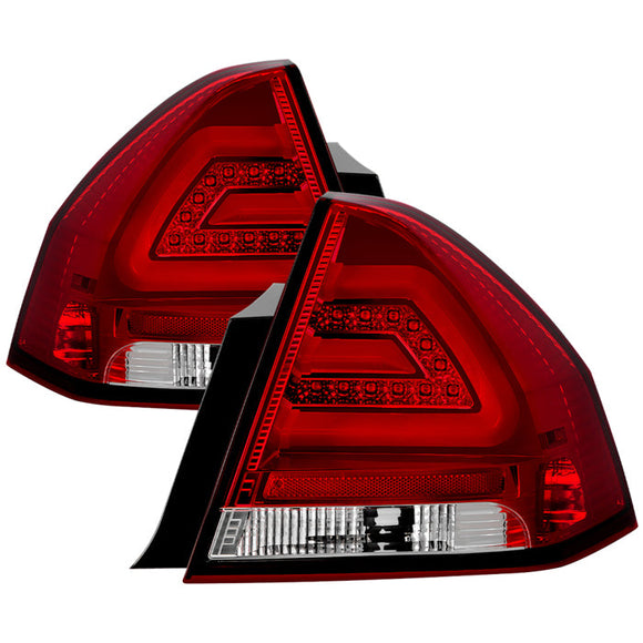 Spyder Chevy Impala 2006-2013 LED Tail Lights Red Clear ALT-YD-CHIP06-LED-RC