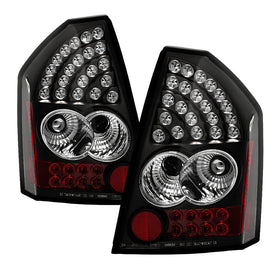 Spyder Chrysler 300 05-07 LED Tail Lights Black ALT-YD-CHR305-LED-BK