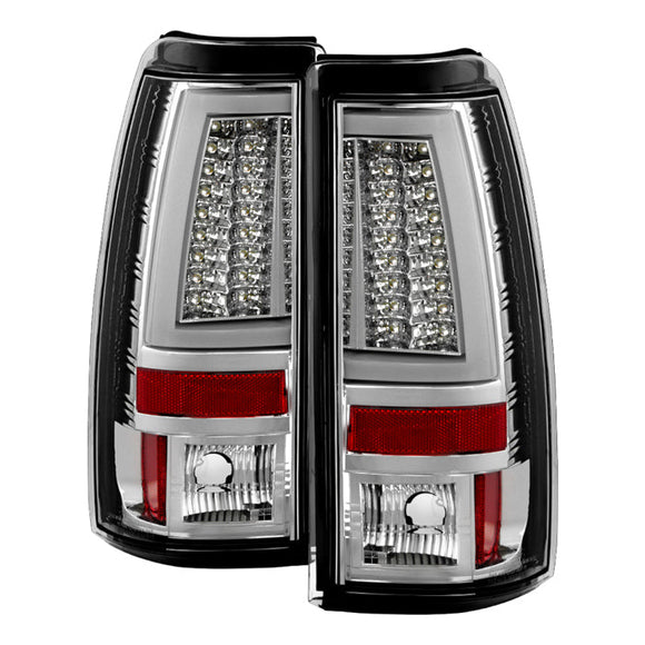 Spyder Chevy Silverado 1500/2500 03-06 Version 2 LED Tail Lights - Chrome ALT-YD-CS03V2-LED-C