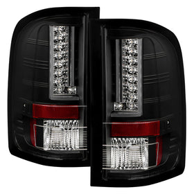 Spyder Chevy Silverado 07-13 Version 2 LED Tail Lights - Black ALT-YD-CS07V2-LED-BK