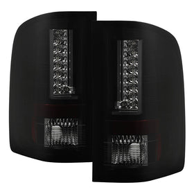 Spyder 07-13 Chevy Silverado (Exc 2010 Model) Verison 2 LED Tail Lights ALT-YD-CS07V2-LED-BSM
