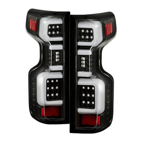 Spyder Chevy Silverado 19-20 (Do Not Fit Halogen Model) LED Tail Light Blk ALT-YD-CS19LED-BK