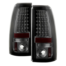 Spyder Chevy Silverado 1500 99-02 (Not Fit Stepside) LED Tail Lights Smke ALT-YD-CS99-LED-SM