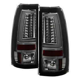 Spyder Chevy Silverado 1500/2500 99-02 Version 2 LED Tail Lights - Smoke ALT-YD-CS99V2-LED-SM