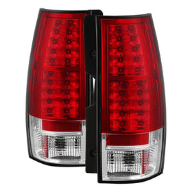 Spyder Chevy Suburban/GMC Yukon/Yukon Denali 07-14 LED Tail Lights Red Clear ALT-YD-CSUB07-LED-RC