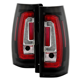 Spyder Chevy Suburban/Tahoe 07-14 V2 - Light Bar LED Tail Lights - Black ALT-YD-CSUB07V2-LED-BK