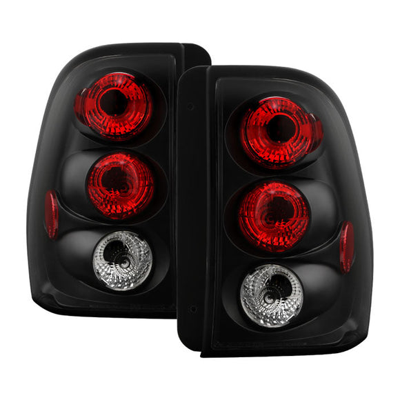 Spyder Chevy TrailBlazer 02-09 Euro Style Tail Lights Black ALT-YD-CTB02-BK