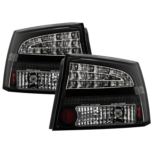Spyder Dodge Charger 09-10 LED Tail Lights Black ALT-YD-DCH09-LED-BK