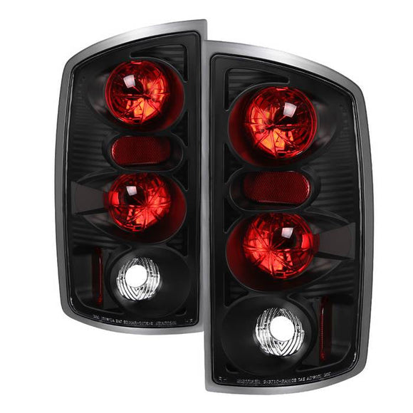 Spyder Dodge Ram 02-06 1500/Ram 2500/3500 03-06 Euro Style Tail Lights Black ALT-YD-DRAM02-BK