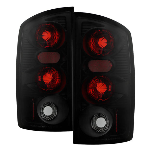 Spyder Dodge Ram 02-06 1500/Ram 2500/3500 03-06 Euro Style Tail Lights Black Smoke ALT-YD-DRAM02-BSM