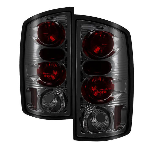 Spyder Dodge Ram 02-06 1500/Ram 2500/3500 03-06 Euro Style Tail Lights Smoke ALT-YD-DRAM02-SM