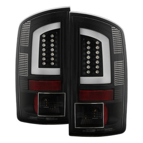 Spyder 03-06 Dodge Ram 2500/3500 V3 Light Bar LED Tail Light - Black (ALT-YD-DRAM02V3-LBLED-BK)