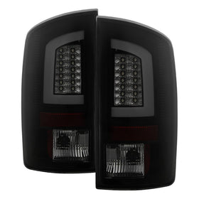 Spyder 02-06 Dodge Ram 1500 V3 Light Bar LED Tail Light - Blk Smoke (ALT-YD-DRAM02V3-LBLED-BSM)