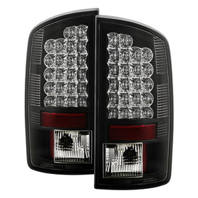 Spyder Dodge Ram 07-08 1500/Ram 07-09 2500/3500 LED Tail Lights Black ALT-YD-DRAM06-LED-BK
