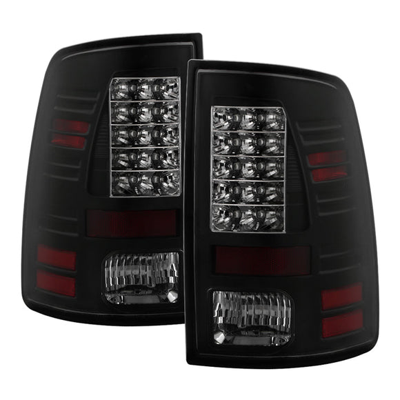 Spyder Dodge Ram 1500 09-14 LED Tail Lights Incandescent- Blk Smke ALT-YD-DRAM09-LED-BSM