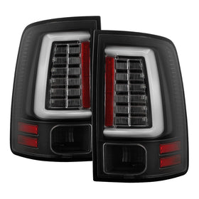 Spyder Dodge Ram 09-18 LED Tail Lights - All Black ALT-YD-DRAM09V2-LED-BKV2 (Incandescent Only)