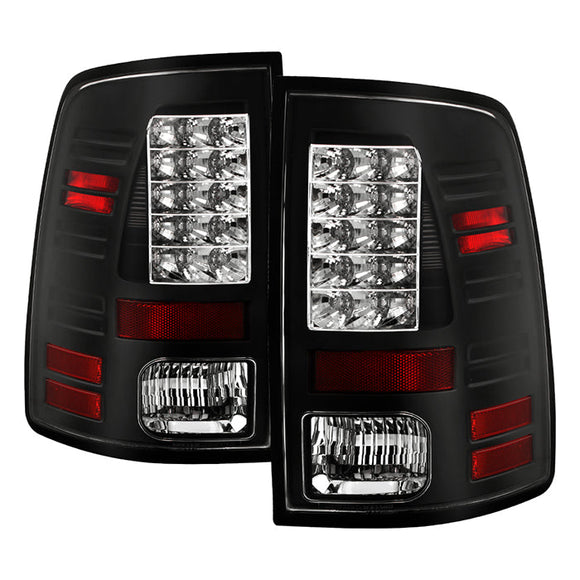 Spyder Dodge Ram 1500 13-14/Ram 2500 13-14 LED Tail Lights LED Model only - Blk ALT-YD-DRAM13-LED-BK