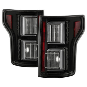 Spyder Ford F150 15-17 Light Bar LED Tail Lights (Not Compatible w/ Rear Blind Spot) - Black