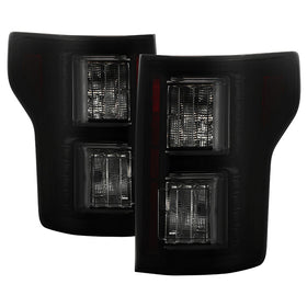 Spyder 18-19 Ford F-150 (w/o Blind Spot Sensor) LED Tail Lights - Blk Smk (ALT-YD-FF15018-LED-BSM)