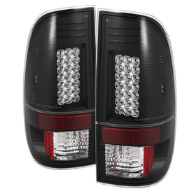 Spyder Ford F150 side 97-03/F250/350/450 Super Duty 99-07 LED Tail Lights Blk ALT-YD-FF15097-LED-BK