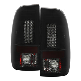 Spyder Ford F150 side 97-03/F250 Super Duty 99-07 LED Tail Lights Blk Smke ALT-YD-FF15097-LED-BSM