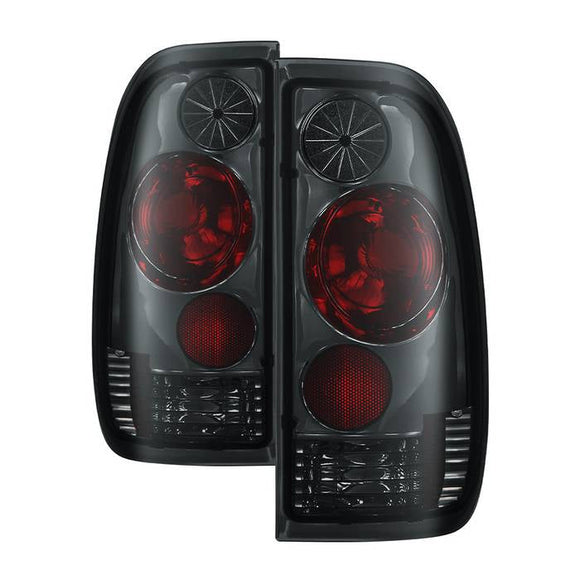 Spyder Ford F150 side 97-03/F250/350/450 Super Duty 99-07 Euro Tail Lights Smke ALT-YD-FF15097-SM